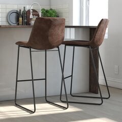 Барный стул Bowden, коричневый цвет цена и информация | Стулья для кухни и столовой | hansapost.ee