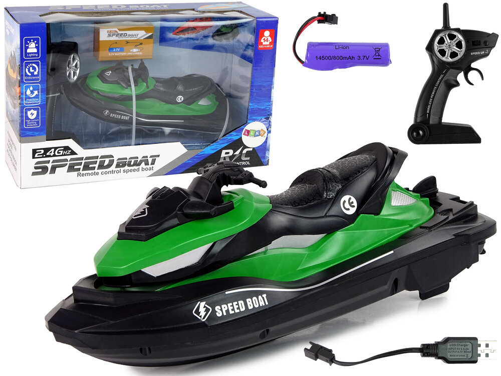 Lean-toys R/C Jet Ski kaugjuhtimispuldiga jeti 2,4G hind ja info | Mänguasjad poistele | hansapost.ee