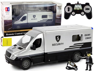 Дистанционно управляемое транспортное средство безопасности в масштабе 1:18 охранный конвой банковский автомобиль + 2,4 ГГц R/C цена и информация | Игрушки для мальчиков | hansapost.ee