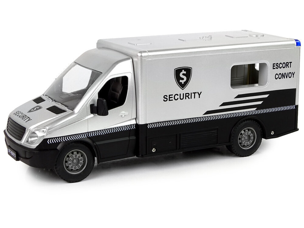 Kaugjuhitav turvasõiduk mõõtkavas 1:18 Security Convoy Bank Car + 2.4 GHz R/C hind ja info | Mänguasjad poistele | hansapost.ee