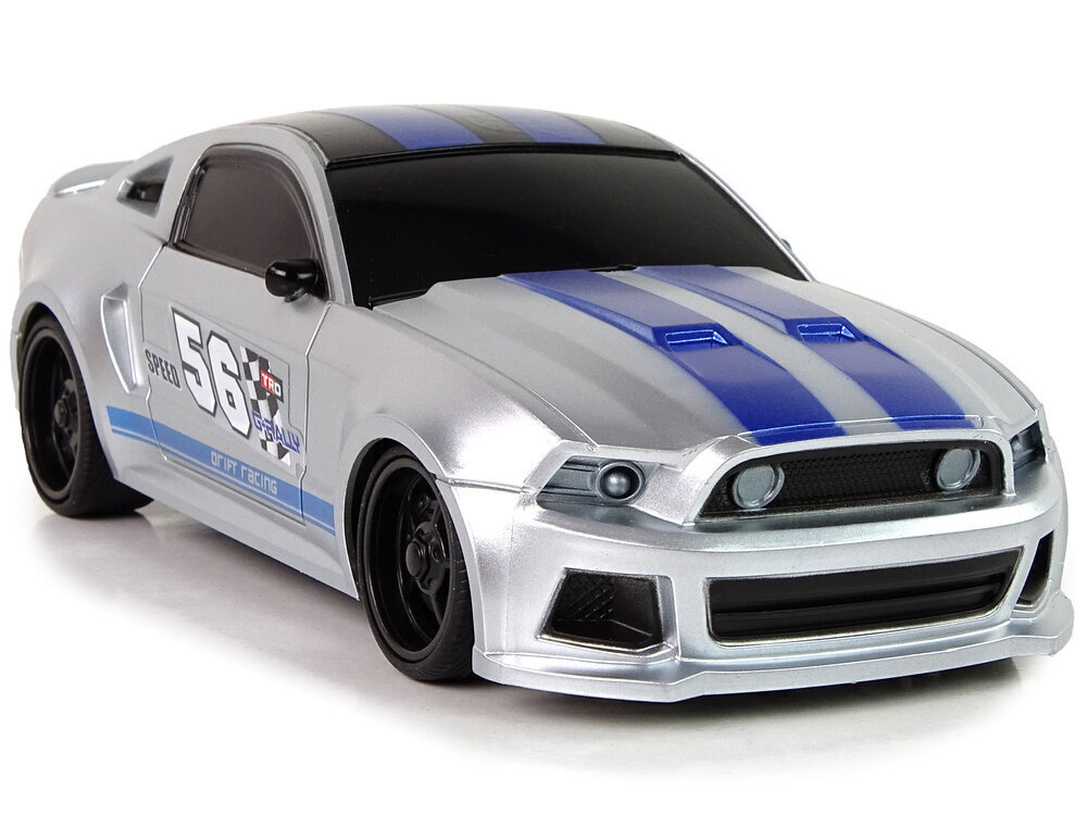 Lean toys sportauto R/C Hõbedane 1:24 hind ja info | Mänguasjad poistele | hansapost.ee