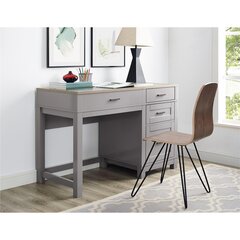 Письменный стол Dorel Home Carver, серый цена и информация | Компьютерные, письменные столы | hansapost.ee