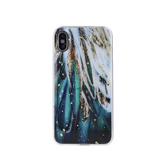 Gold Glam case for iPhone 13 6,1&quot; feathers цена и информация | Чехлы для телефонов | hansapost.ee