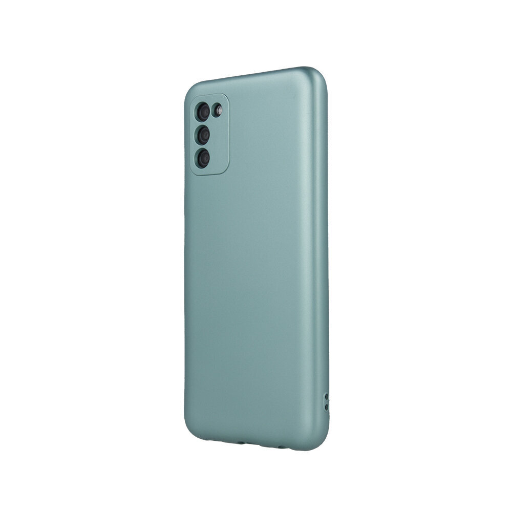 Metallic case for Samsung Galaxy A13 4G green цена и информация | Telefonide kaitsekaaned ja -ümbrised | hansapost.ee