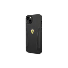 Ferrari case for iPhone 14 Plus 6,7&quot; FEHCP14MRBUK black HC Leather Stamp Sides hind ja info | Telefonide kaitsekaaned ja -ümbrised | hansapost.ee