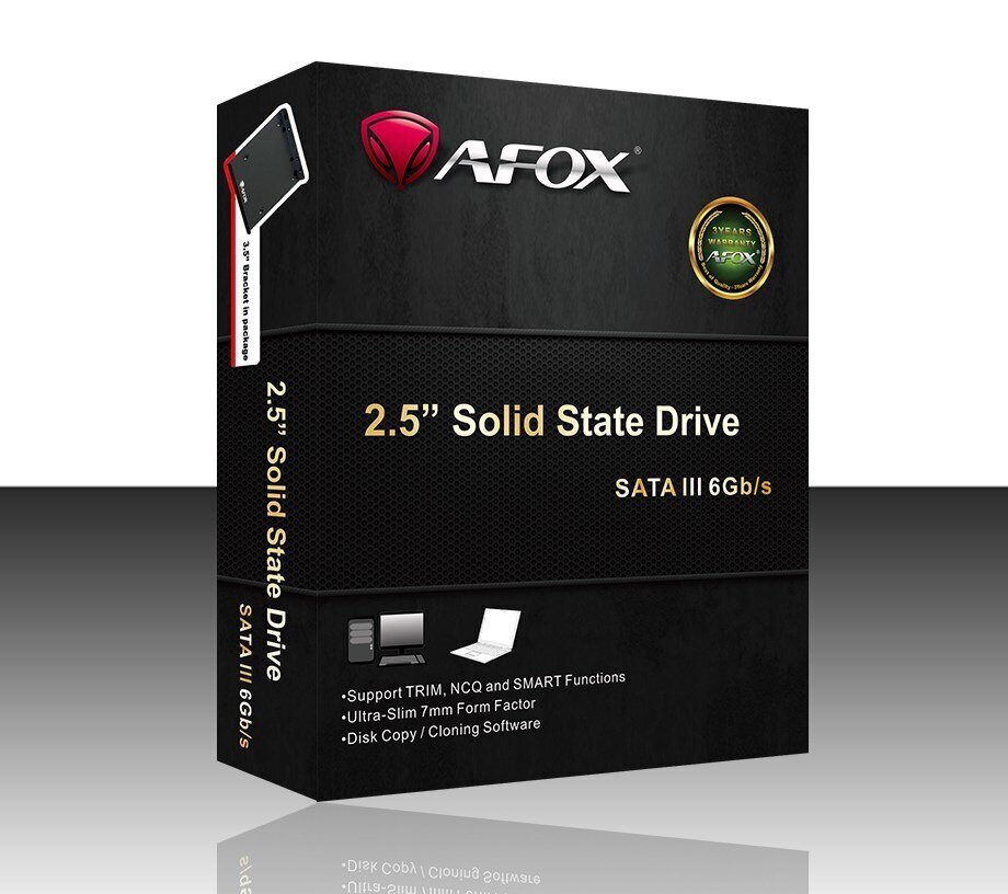 AFOX SD250-512GQN, 512GB hind ja info | Sisemised kõvakettad | hansapost.ee