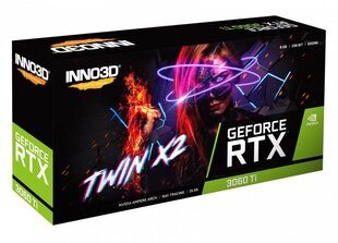 Inno3D GeForce RTX 3060 Ti Twin X2 LHR (N306T2-08D6-119032DH) цена и информация | INNO 3D Компьютерные компоненты | hansapost.ee