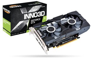 Inno3D GeForce GTX 1650 GDDR6 Twin X2 (N16502-04D6X-1177VA25) цена и информация | Видеокарты | hansapost.ee