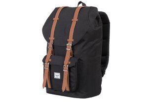 Seljakott Herschel Little America 10014-00001, must цена и информация | Рюкзаки и сумки | hansapost.ee