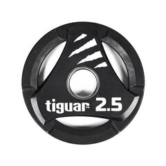 Диски утяжелители Tiguar PU 2,5 кг TI-WTPU00250 цена и информация | Гантели, гири, штанги | hansapost.ee