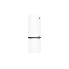 Комбинированный холодильник LG GBB61SWJMN, белый, 186 x 60 cм цена и информация | Холодильники | hansapost.ee