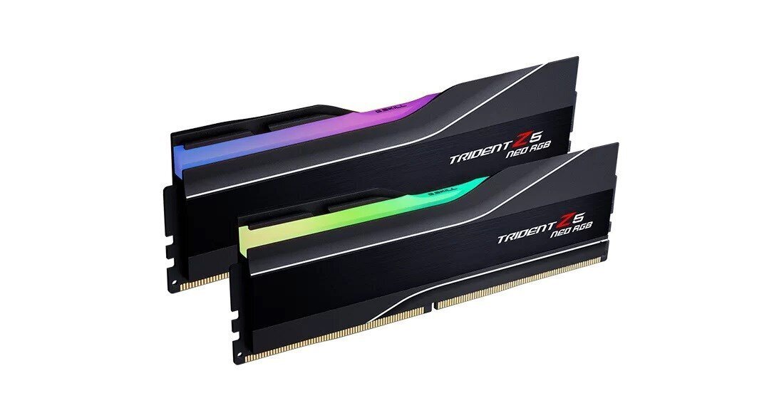 G.Skill Trident Z5 NEO RGB, 64GB (2x32GB), DDR5, 6000MHz (F5-6000J3040G32GX2-TZ5NR) hind ja info | Operatiivmälu | hansapost.ee