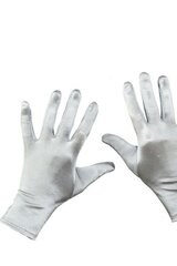 Серебряные перчатки, короткие цена и информация | Костюмы и маски | hansapost.ee