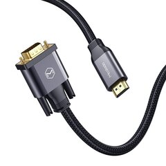 Mcdodo HDMI to VGA двунаправленный черный 2м кабель CA-7770 цена и информация | Аксессуары для видеокамер | hansapost.ee