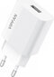 Vipfan E01 mains charger, 1x USB, 2.4A + Micro USB cable (white) hind ja info | Laadijad mobiiltelefonidele | hansapost.ee