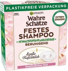 Tahke šampoon kaerapiimaga Garnier Wahre Schätze, 60 g hind ja info | Šampoonid | hansapost.ee