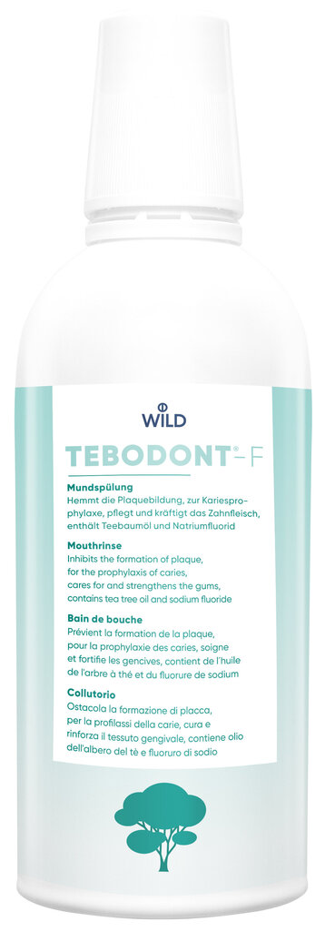 Suuvesi Dr. Wild Tebodont-F Melaleuca Alternifolia, 500 ml цена и информация | Hambaharjad, hampapastad ja suuloputusvedelikud | hansapost.ee