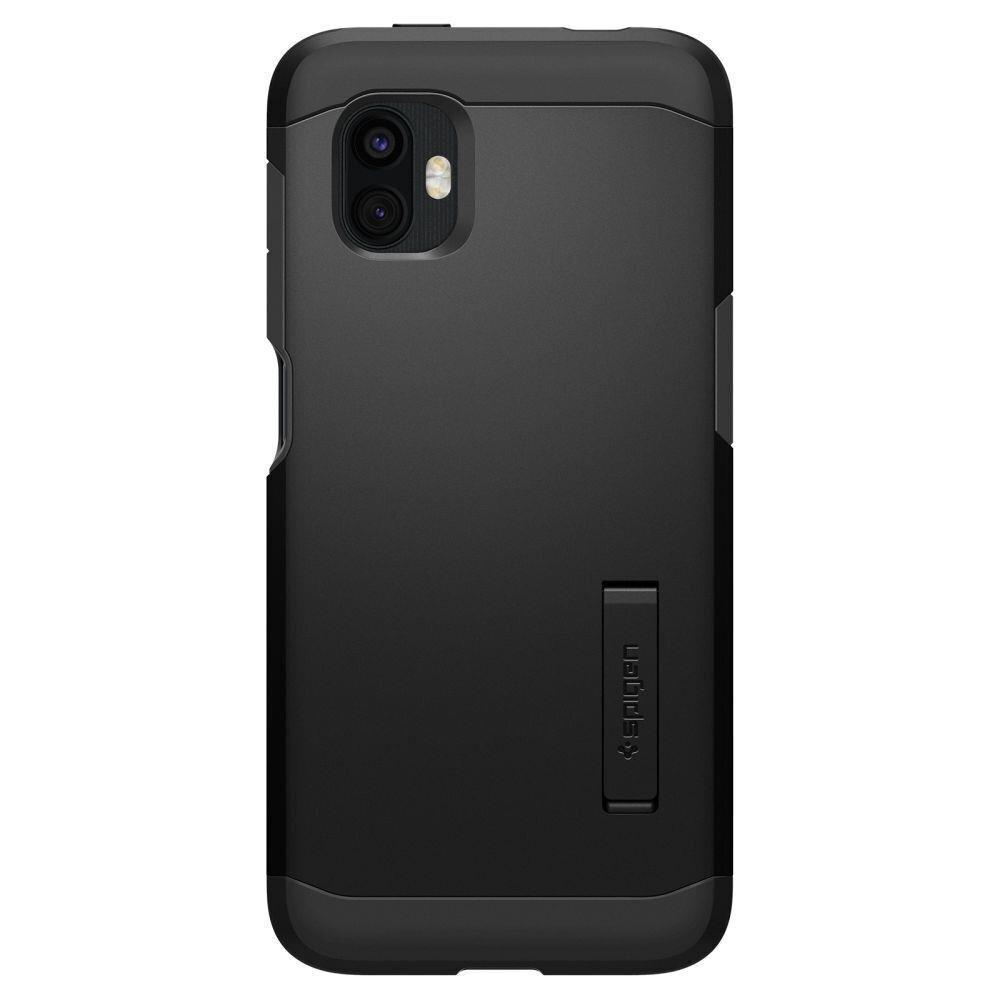 Spigen Tough Armor, Galaxy Xcover 6 Pro, must hind ja info | Telefonide kaitsekaaned ja -ümbrised | hansapost.ee