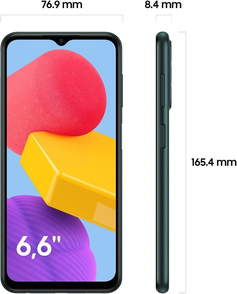 Samsung Galaxy M13, 4/128GB, Dual SIM, Green цена и информация | Telefonid | hansapost.ee