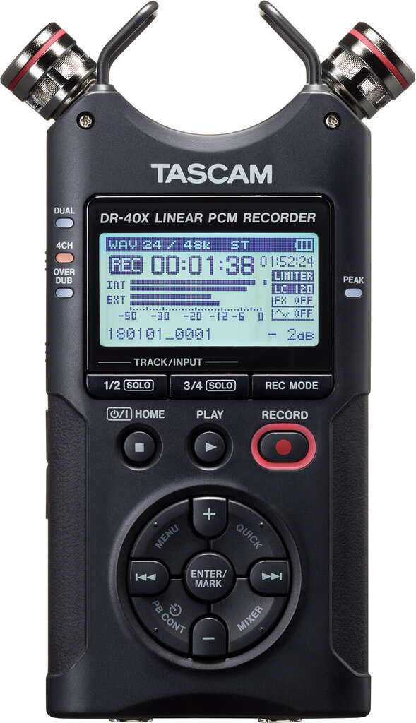 Tascam DR-40X hind ja info | Diktofonid | hansapost.ee