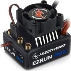 Hobbywing komplekt regulaator + mootor Max10 & Ezrun 3652 SL 3300Kv, must hind ja info | Nutiseadmed ja lisatarvikud | hansapost.ee