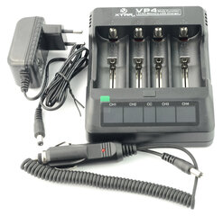 XTAR VP4 Li-Ion 18650 цена и информация | Зарядные устройства для видеокамер | hansapost.ee