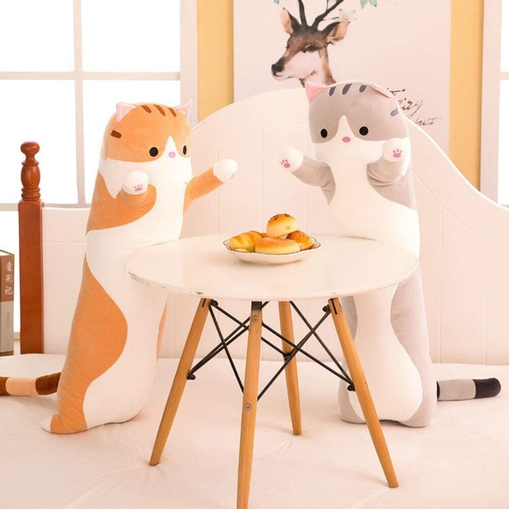 Pehme mänuasi Plush toy cat gray, 50 cm hind ja info |  Pehmed mänguasjad ja kaisukad | hansapost.ee