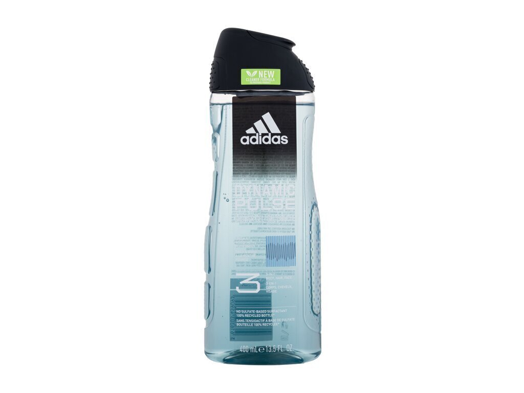 Dušigeel meestele Adidas Pure Game 3in1, 400 ml цена и информация | Dušigeelid, õlid | hansapost.ee