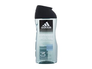 Dušigeel meestele Adidas Dynamic Pulse 3in1, 250 ml price and information | Dušigeelid, õlid | hansapost.ee