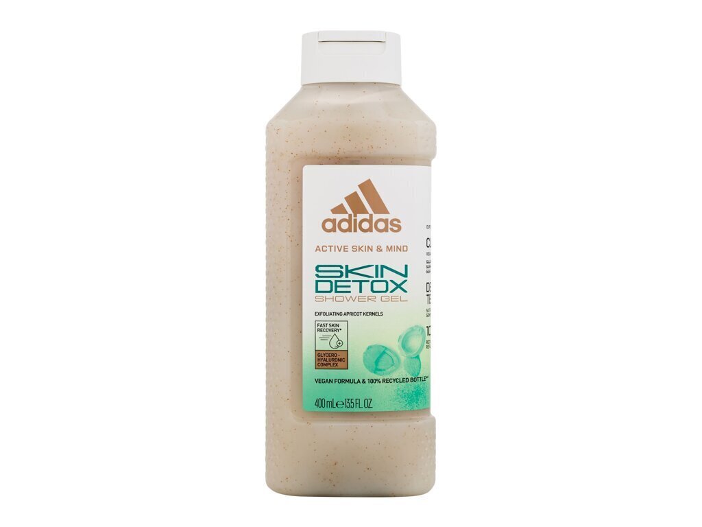 Dušigeel meestele Adidas Skin Detox, 400 ml цена и информация | Dušigeelid, õlid | hansapost.ee