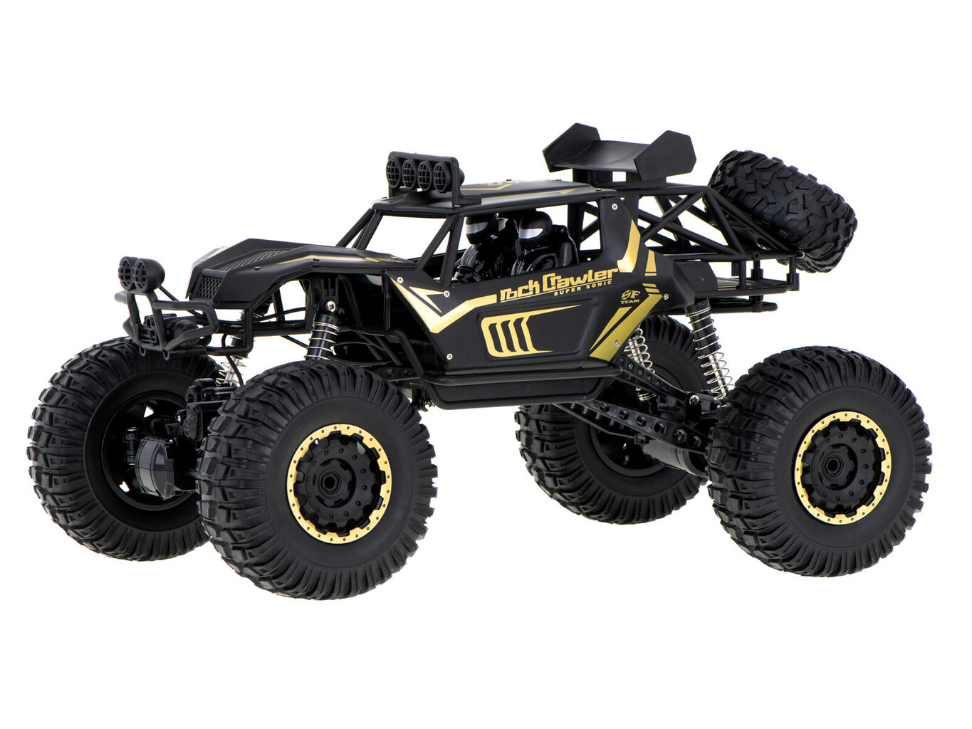 RC auto Rock Crawler 2.4GHz 1:8 51cm must цена и информация | Mänguasjad poistele | hansapost.ee