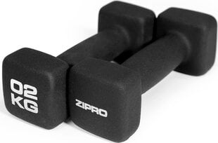 Hantlid Zipro 2x 2 kg, must price and information | Dumbbells, barbells, weights | hansapost.ee