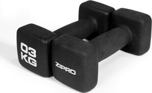 Hantlid Zipro 2x 3 kg, must hind ja info | Zipro Trenažöörid ja treeninguvahendid | hansapost.ee