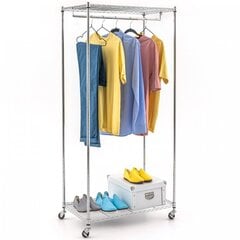 Шкаф для одежды с металлическим каркасом цена и информация | Полки для обуви, банкетки | hansapost.ee