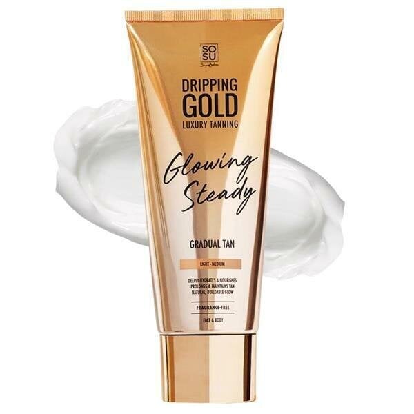 Isepruunistav kreem Dripping Gold Glowing Steady Gradual Tan - Light, 200 ml hind ja info | Isepruunistavad kreemid | hansapost.ee