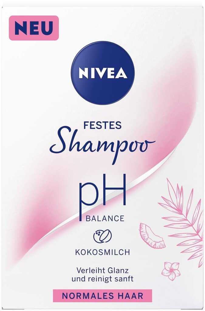 Tahke šampoon normaalsetele juustele Nivea PH Balance, 75 g hind ja info | Šampoonid | hansapost.ee