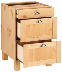 Кухонный шкаф Notio Living Oneill 50 с ящиками, коричневый цена и информация | Кухонные шкафчики | hansapost.ee