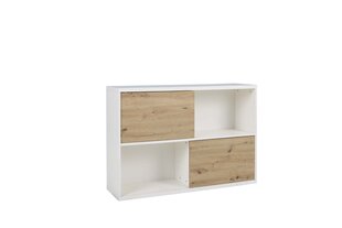 Напольный шкаф Shelves Kora M, белый цена и информация | Полка | hansapost.ee