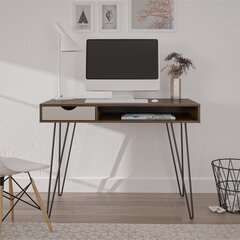 Письменный стол Novogratz Concord, коричневый цена и информация | Novogratz Офисная мебель | hansapost.ee