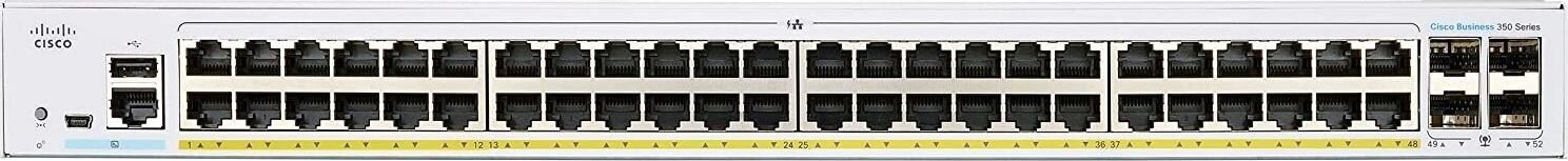 Cisco CBS350-48P-4G-EU цена и информация | Võrgulülitid | hansapost.ee