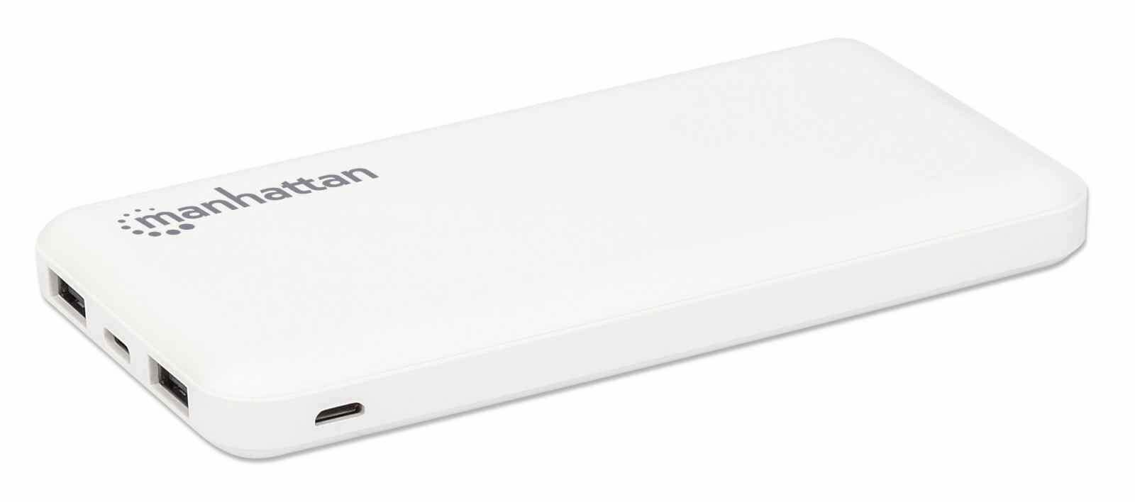 Manhattan 10000 mAh, 2x USB-A (2.1A & 1A), USB-C & Micro-USB (2A) hind ja info | Akupangad | hansapost.ee