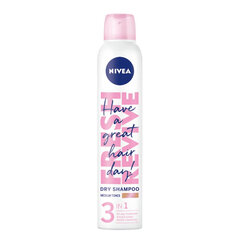 Сухой шампунь для волос Nivea Fresh Revive medium, 200 мл цена и информация | Шампуни | hansapost.ee