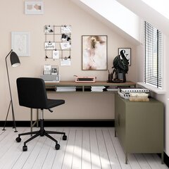 Письменный стол Queer Eye Bradford, зеленый цвет цена и информация | Компьютерные, письменные столы | hansapost.ee