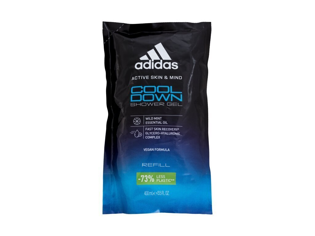 Dušigeeli täidis meestele Adidas Cool Down, 400 ml цена и информация | Dušigeelid, õlid | hansapost.ee