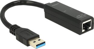 Delock - USB 3.0 с кабелем -> сетевой адаптер RJ-45 1 ГБ цена и информация | Адаптеры, USB-разветвители | hansapost.ee