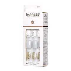 Kunstküüned imPRESS Press-On Manicure Bare But Butter Short Nails Knock Out, 30 tk., S suurus цена и информация | imPRESS Декоративная косметика | hansapost.ee