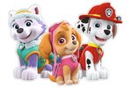 Kahekihiline seinakaunistus Paw Patrol - Everest, Skye, Marshall