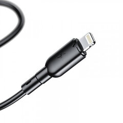 Vipfan USB to Lightning cable Colorful X11, 3A, 1m (black) hind ja info | Juhtmed ja kaablid | hansapost.ee