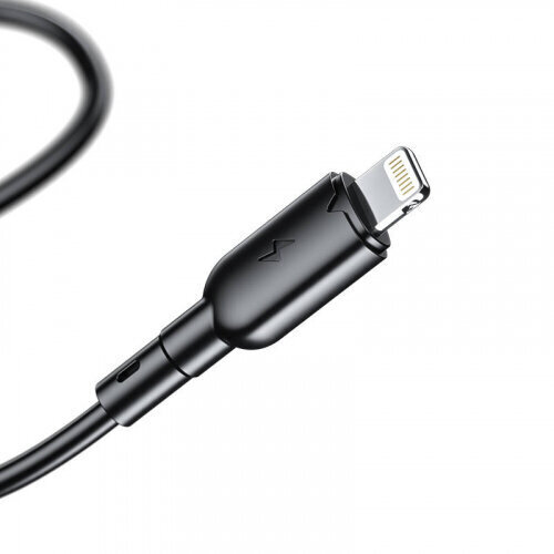 Vipfan USB to Lightning cable Colorful X11, 3A, 1m (black) цена и информация | Juhtmed ja kaablid | hansapost.ee
