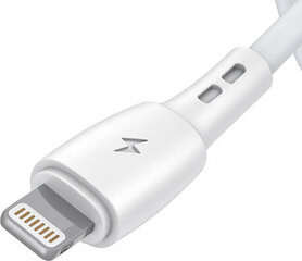 Vipfan USB to Lightning cable Racing X05, 3A, 2m (white) hind ja info | Juhtmed ja kaablid | hansapost.ee